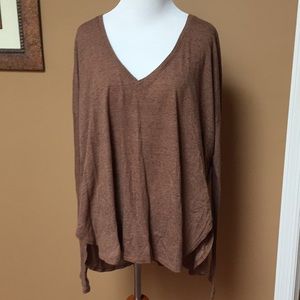 Comfy brown lightweight sweater
